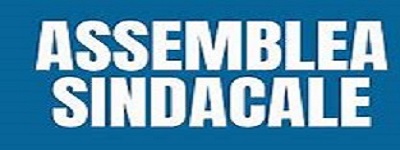 scritta: assemblea sindacale