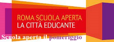 Simbolo di scuole aperte e Roma città educante